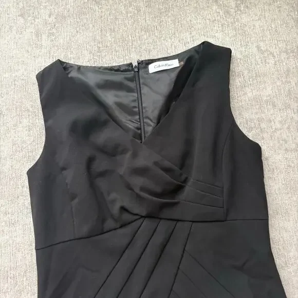 Calvin Klein Midi Black Dress - Picture 2 of 5